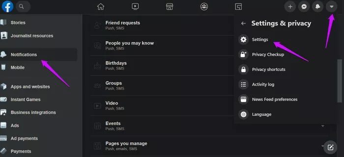 Fix-Facebook-Notifications-Not-Loading-in-Chrome-2_935adec67b324b146ff212ec4c69054f أفضل 9 طرق لإصلاح عدم تحميل إشعارات Facebook في Chrome