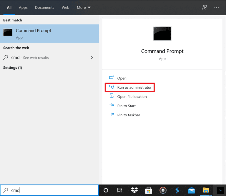 Right-click-on-the-‘Command-Prompt-app-and-choose-the-run-as-administrator-option-768x667-1 إصلاح عدم اتصال سطح المكتب البعيد في Windows 10