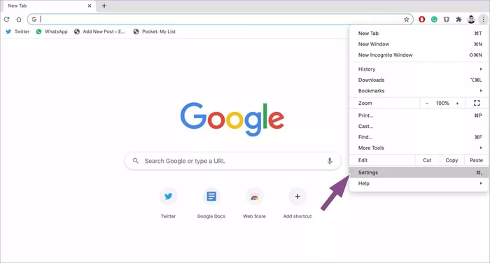 chrome-settings_935adec67b324b146ff212ec4c69054f كيفية إنشاء تقرير حضور في Google Meet