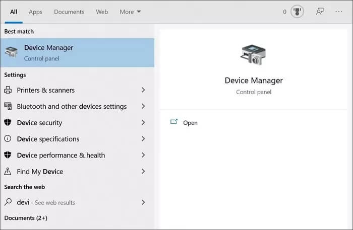 device-manager-on-windows_935adec67b324b146ff212ec4c69054f أفضل 7 طرق لإصلاح عدم عمل الصوت على Google Meet
