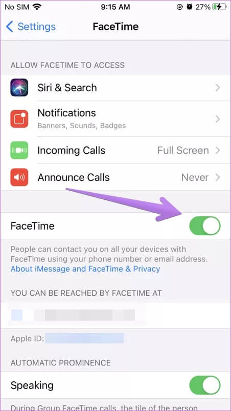 facetime-audio-not-working-4_935adec67b324b146ff212ec4c69054f أفضل 11 إصلاح لعدم عمل صوت FaceTime على iPhone و iPad