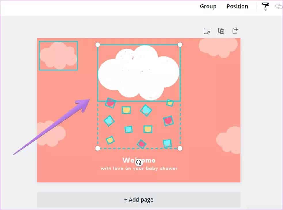 how-to-group-elements-in-canva-1_4d470f76dc99e18ad75087b1b8410ea9 كيفية تجميع العناصر وفك تجميعها في Canva على الهاتف المحمول والكمبيوتر الشخصي