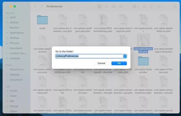 library-menu_935adec67b324b146ff212ec4c69054f أفضل 7 طرق لإصلاح مشكلات اتصال Bluetooth على جهاز Mac