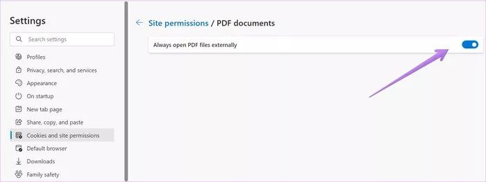 pdf-files-not-opening-in-edge-7_935adec67b324b146ff212ec4c69054f أفضل 8 إصلاحات لعدم فتح Microsoft Edge ملفات PDF في Windows