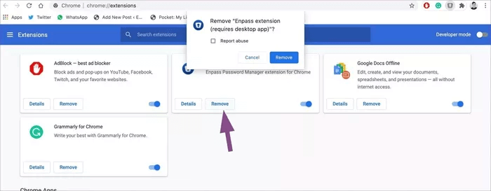 remove-extensions_935adec67b324b146ff212ec4c69054f كيفية إنشاء تقرير حضور في Google Meet