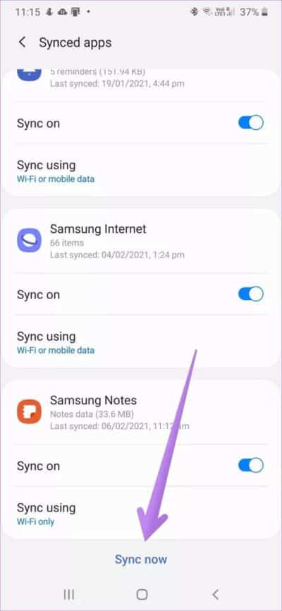 samsung-notes-app-not-syncing-5_40dd5eab97016030a3870d712fd9ef0f-e1614269929388 أفضل 11 طريقة لإصلاح مشكلة عدم مزامنة Samsung Notes