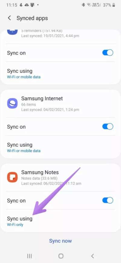 samsung-notes-app-not-syncing-6_40dd5eab97016030a3870d712fd9ef0f-e1614269947723 أفضل 11 طريقة لإصلاح مشكلة عدم مزامنة Samsung Notes