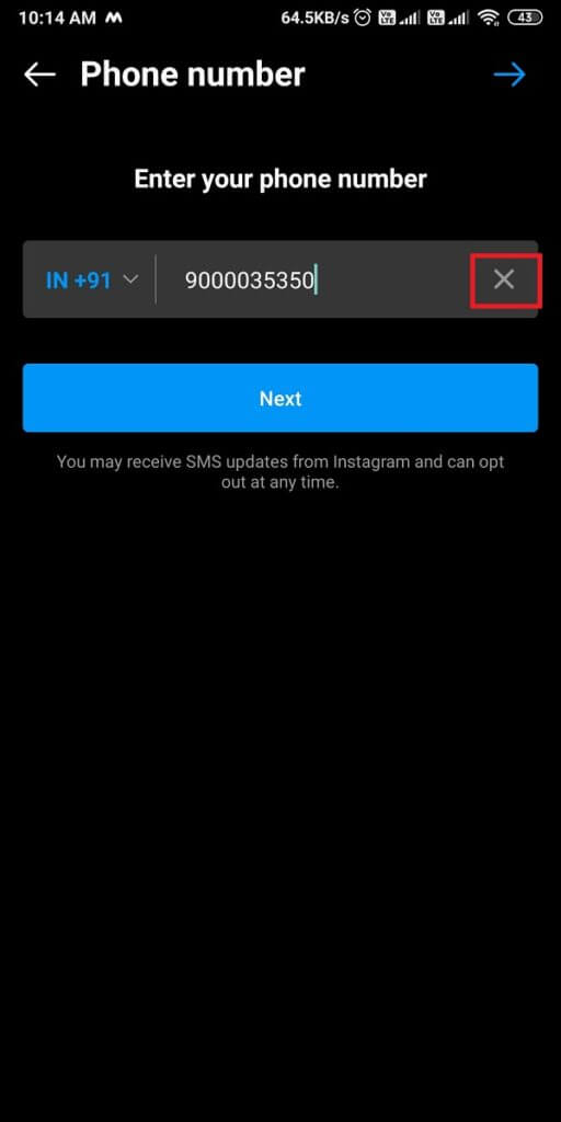 tap-on-your-mobile-number-and-remove-it.-512x1024-1 3 طرق لإزالة رقم الهاتف من Instagram
