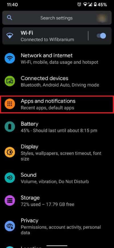 Apps-and-notifications-473x1024-4 إصلاح لا يمكن إجراء مكالمات أو تلقيها على هاتف Android