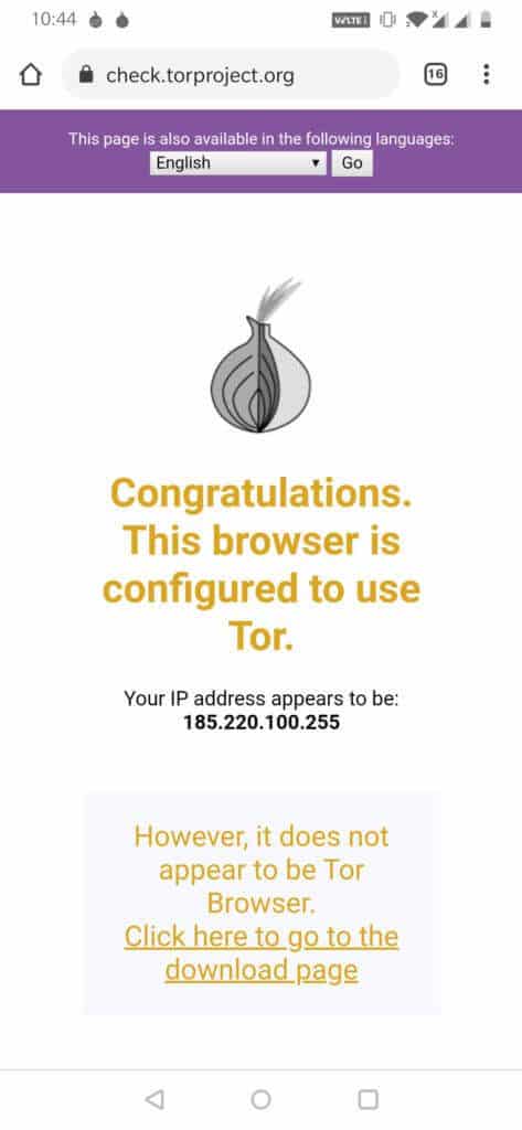 As-you-solve-the-CAPTCHA-your-browser-will-be-configured-to-use-the-Tor-browser.-473x1024-1 5 طرق للوصول إلى المواقع المحجوبة و المحظورة على هاتف Android