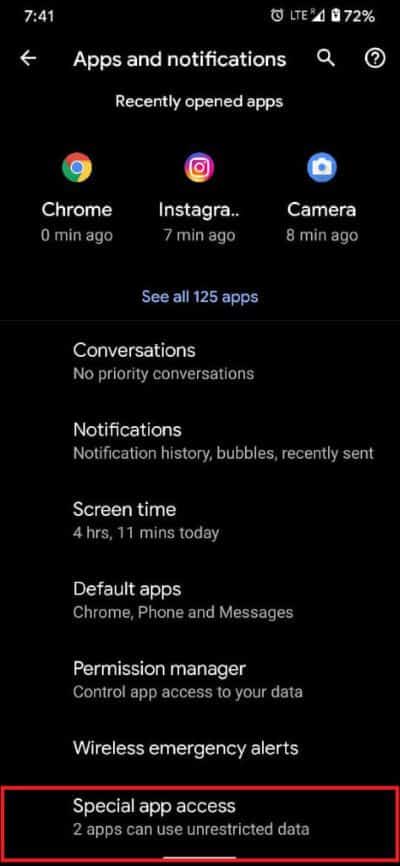 At-the-bottom-tap-on-the-option-titled-‘Special-app-access.-473x1024-1 كيفية إيقاف الإعلانات المنبثقة على نظام Android