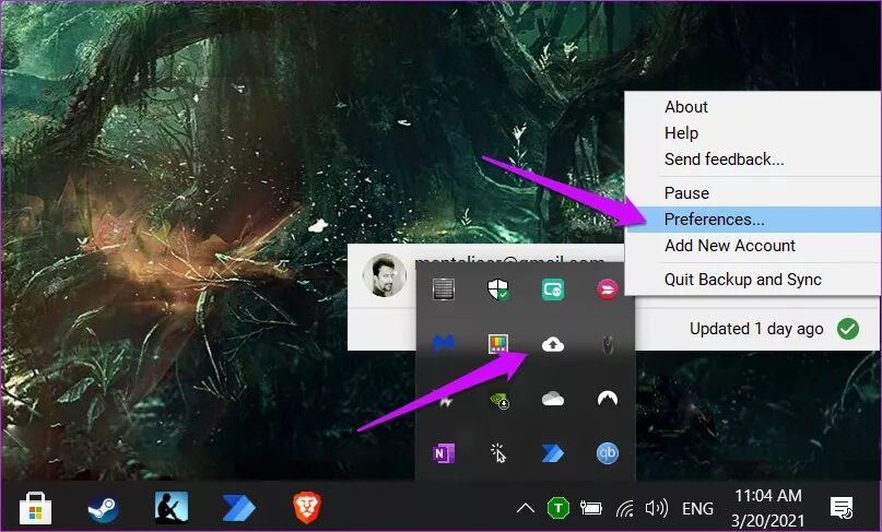 Changing-Google-Drive-Folder-Location-in-Windows-10-1_4d470f76dc99e18ad75087b1b8410ea9 دليل لتغيير موقع مجلد Google Drive في نظام التشغيل Windows 10