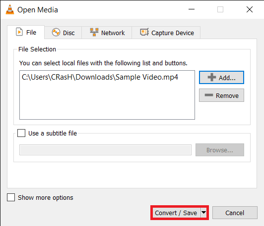 Click-on-Convert-Save-to-continue. 3 طرق لإزالة الصوت من الفيديو في نظام التشغيل Windows 10