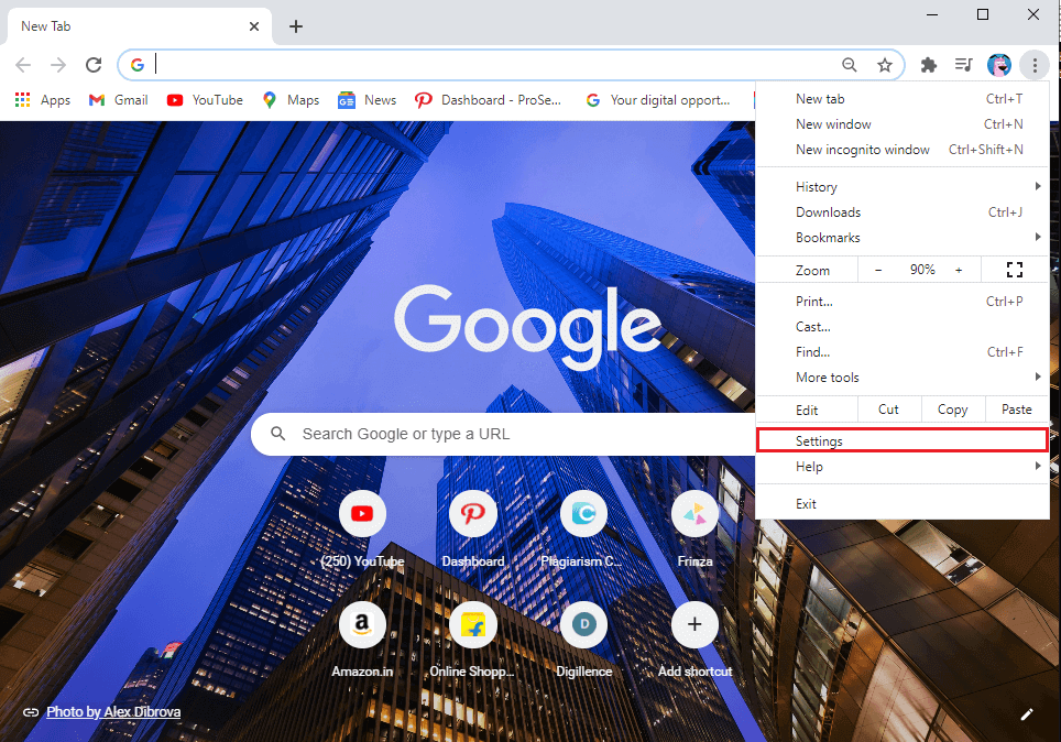 Click-on-the-three-vertical-dots-from-the-top-right-corner-of-the-screen-and-go-to-Settings. كيفية إصلاح مشكلة عدم وجود صوت في Google Chrome