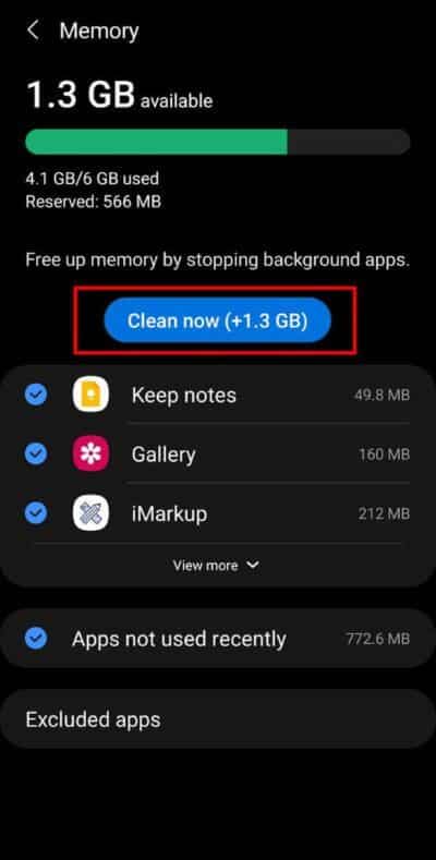 Finally-tap-on-the-Clean-Now-option-519x1024-1 كيفية تحرير مساحة التخزين الداخلية على هاتف Android