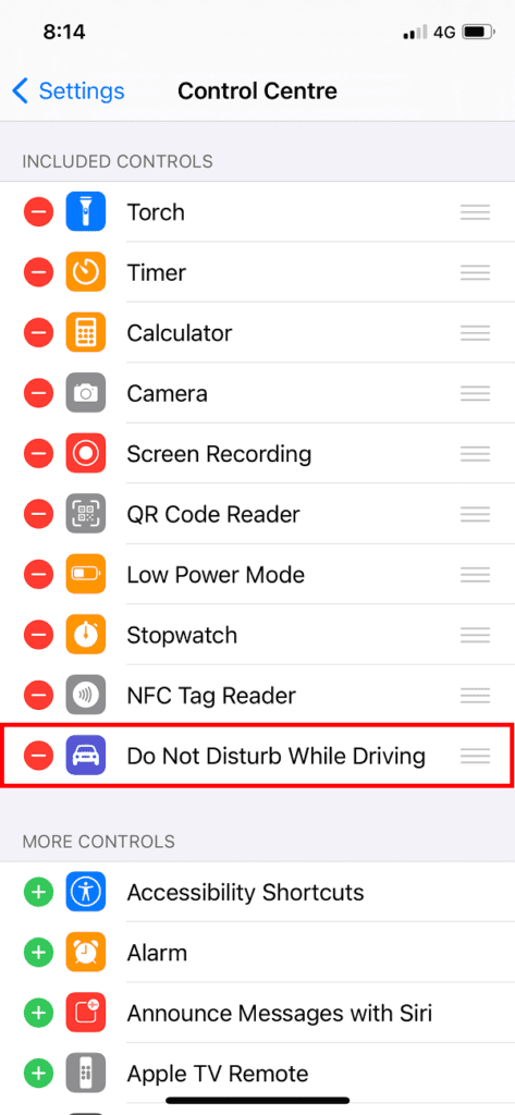 Finally-you-can-include-do-not-disturb-while-driving-in-the-Control-Centre-473x1024-1 كيفية الرد التلقائي على الرسائل النصية على iPhone