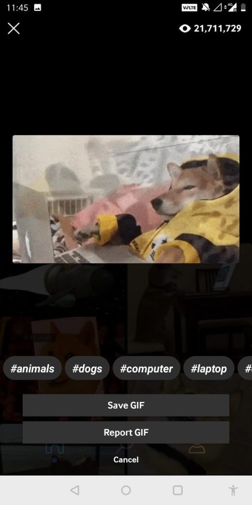 From-the-menu-select-Save-GIF.-512x1024-1 4 طرق لحفظ صور GIF على هاتف Android
