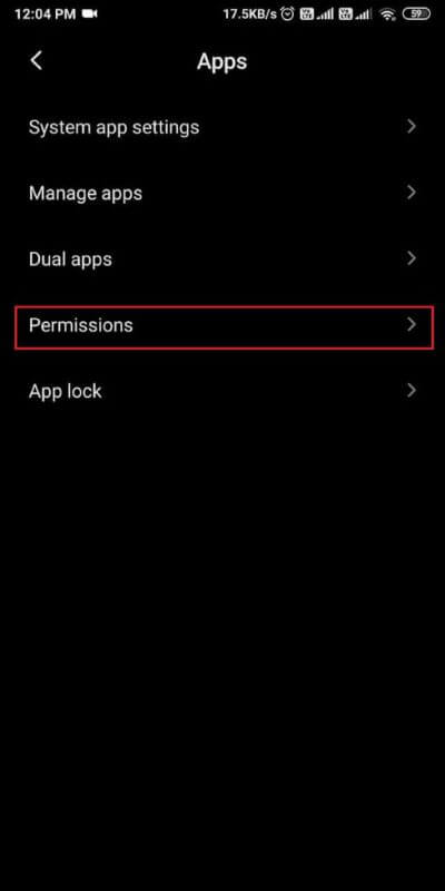Go-to-Permissions.-512x1024-1 9 طرق لإصلاح خطأ الرسالة غير المرسلة على Android