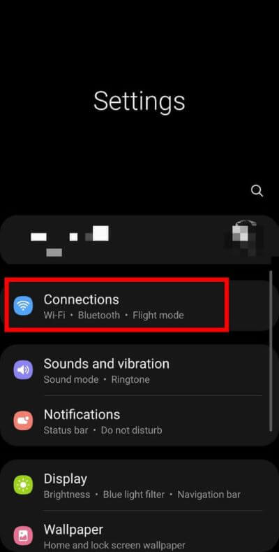 Go-to-Settings-and-tap-on-Connections-or-WiFi-from-the-available-options.-519x1024-2 كيفية إصلاح مشكلة فشل إضافة أعضاء على GroupMe