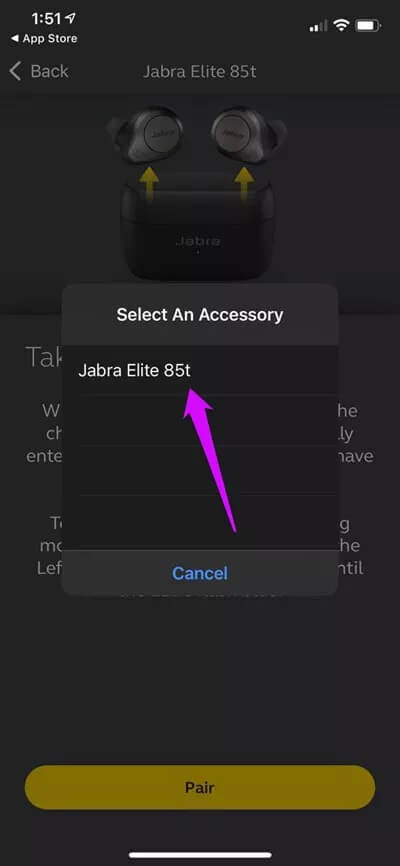 How-to-Connect-Jabra-Elite-85t-toiPhone-3_935adec67b324b146ff212ec4c69054f كيفية توصيل Jabra Elite 85t بجهاز الكمبيوتر المحمول و iPhone و MacBook