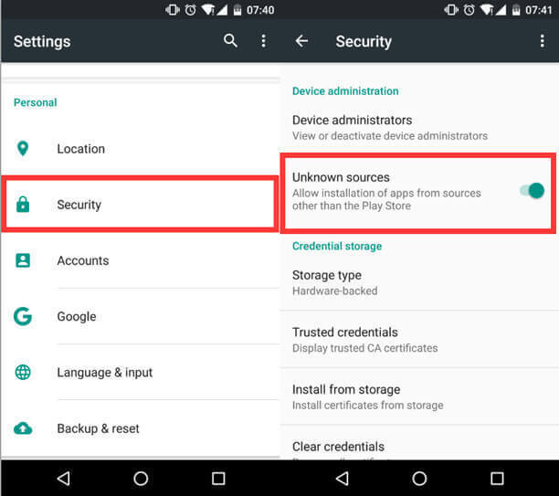 كيفية إصلاح خطأ L'applicationغير المثبت على Android - %categories