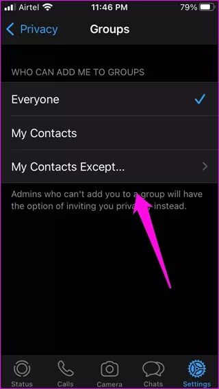 How-to-Stop-Anyone-From-Adding-You-to-a-WhatsApp-Group-11_935adec67b324b146ff212ec4c69054f كيفية منع أي شخص من إضافتك إلى مجموعة WhatsApp