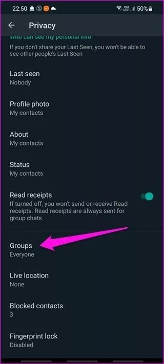 How-to-Stop-Anyone-From-Adding-You-to-a-WhatsApp-Group-5_935adec67b324b146ff212ec4c69054f كيفية منع أي شخص من إضافتك إلى مجموعة WhatsApp