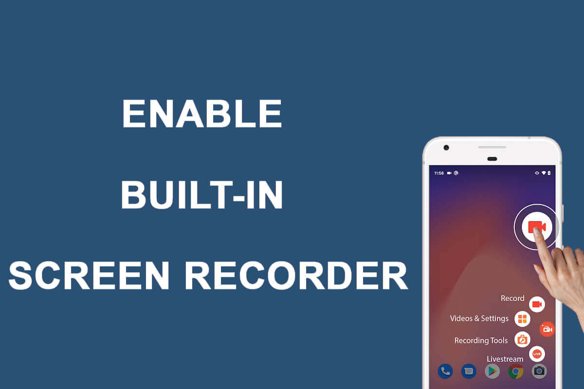 How-to-enable-built-in-screen-recorder-on-Android-10 كيفية تمكين مسجل الشاشة المدمج في Android 10