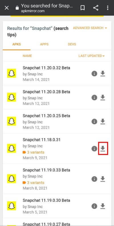 كيفية التخلص من تحديث Snapchat على Android - %categories