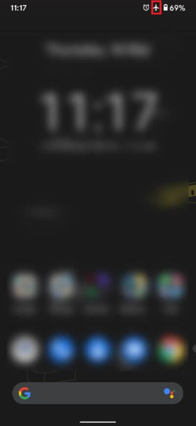 If-you-see-an-icon-resembling-a-plane-then-the-Aeroplane-mode-has-been-activated-on-your-device.-473x1024-2 إصلاح لا يمكن إجراء مكالمات أو تلقيها على هاتف Android