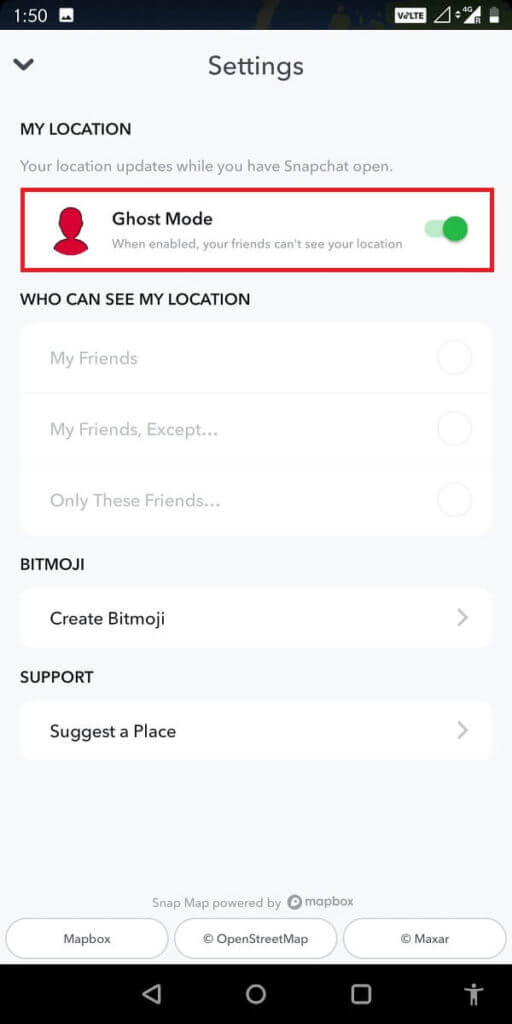 In-case-youve-switched-on-‘Ghost-mode-youll-have-to-disable-it.-512x1024-1 هل لدى سناب شات Snapchat حد للأصدقاء؟ ما هو حد الأصدقاء على Snapchat؟