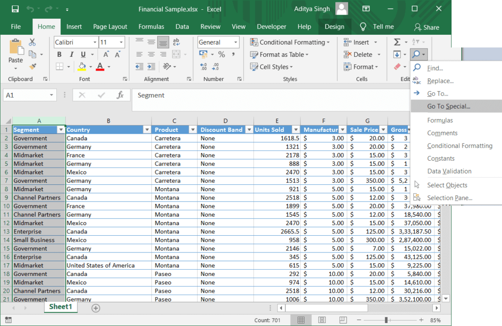 In-the-Home-tab-click-on-Editing-group-and-then-‘Find-and-Select.-Click-on-Go-to-Special-1024x665-1 كيفية قفل أو فتح الخلايا Cells في Excel؟