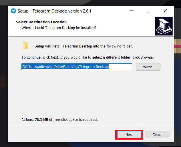 Install-the-software-on-your-computer-and-open-the-application. كيفية إجراء مكالمات الفيديو على Telegram