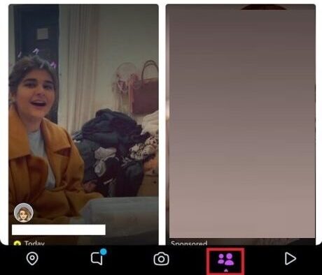 Launch-Snapchat-and-navigate-to-the-Stories-section.-461x1024-1-e1614984555278 كيف مغادرة قصة خاصة على Snapchat؟
