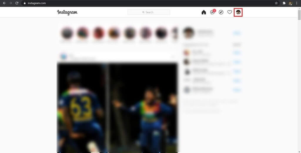 Log-in-to-Instagram-from-a-browser-on-your-PC-and-click-on-your-profile-picture.-1024x523-1 إصلاح خطأ - عذرا ، كانت هناك مشكلة في طلبك على Instagram