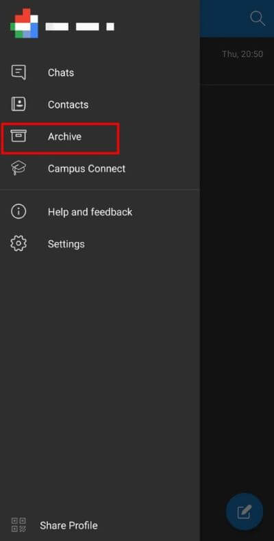 Now-tap-on-the-Archive-option.-519x1024-1 كيفية إصلاح مشكلة فشل إضافة أعضاء على GroupMe