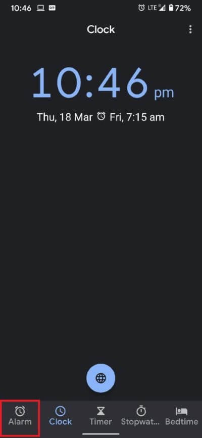 On-the-bottom-tap-on-‘Alarm-to-reveal-all-the-alarms-that-have-been-saved-on-your-device.-473x1024-1 كيفية إلغاء إنذار المنبه على Android
