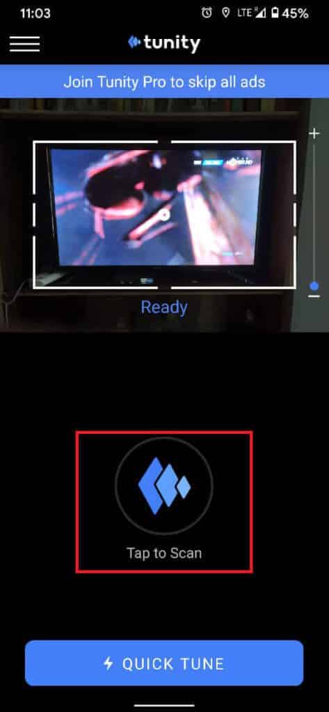 Once-the-TV-screen-is-in-place-tap-on-‘Scan.-473x1024-1 كيفية استخدام هاتف Android كمكبر صوت للكمبيوتر الشخصي أو التلفزيون