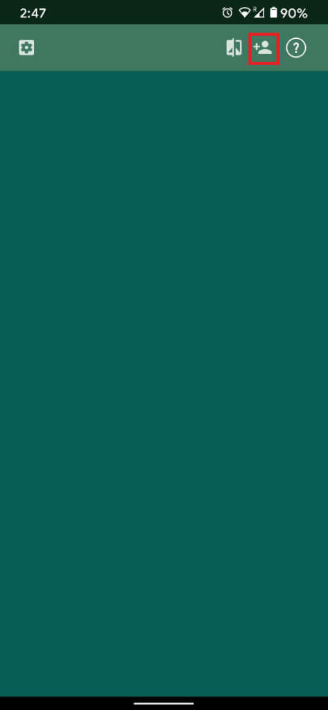 Once-the-app-is-open-tap-on-the-‘add-contact-icon-on-the-top-right-corner.-473x1024-1 كيفية التحقق مما إذا كان شخص ما متصلاً بالإنترنت على Whatsapp دون الاتصال بالإنترنت