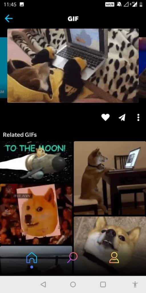 Once-you-find-the-GIF-of-your-choice-tap-on-the-three-dots-under-it-and-a-menu-will-be-displayed-on-the-bottom.-512x1024-1 4 طرق لحفظ صور GIF على هاتف Android