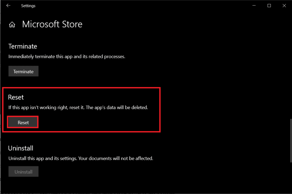 Reset-Microsoft-Store-1024x680-1 كيفية إصلاح مشكلة بطئ التنزيل لمتجر Microsoft؟