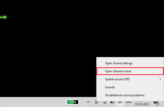 Right-click-on-your-speaker-icon-from-the-bottom-right-of-your-taskbar-then-click-on-open-volume-mixer كيفية إصلاح مشكلة عدم وجود صوت في Google Chrome
