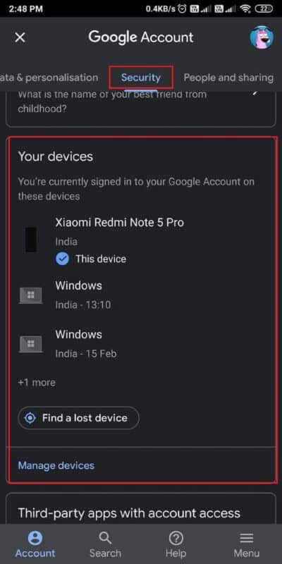 Scroll-down-and-tap-on-Your-devices.-512x1024-1 كيفية إزالة حساب من Google Photos