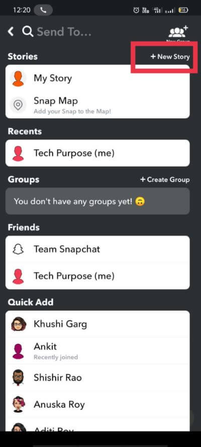 كيفية إنشاء قصة خاصة على Snapchat لأصدقائك المقربين - %categories