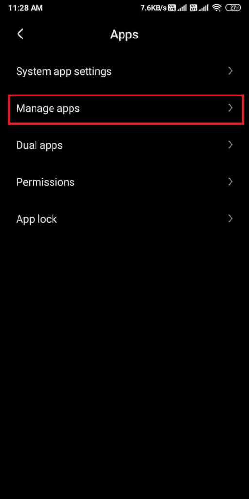 Tap-on-Manage-apps.-512x1024-2 إصلاح عدم عمل Google Assistant على Android