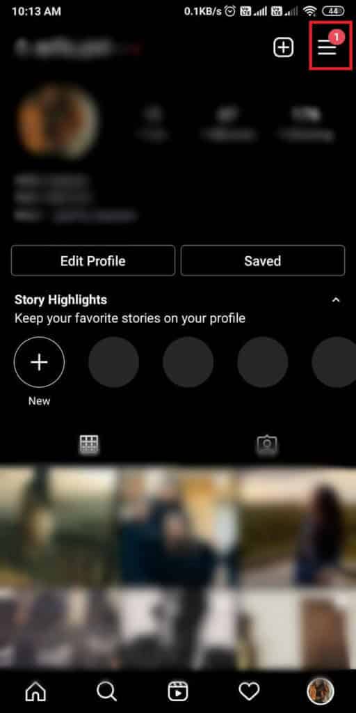 Tap-on-the-three-horizontal-lines-or-the-Hamburger-icon-from-the-top-ri-512x1024-1 كيفية إخفاء قصة Instagram عن الجميع باستثناء شخص واحد