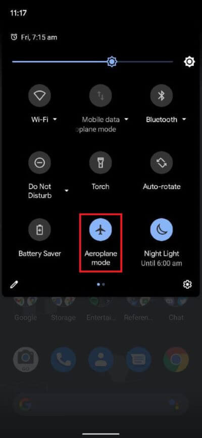 Tap-on-the-‘Aeroplane-Mode-option-to-turn-it-off.-473x1024-2 إصلاح لا يمكن إجراء مكالمات أو تلقيها على هاتف Android