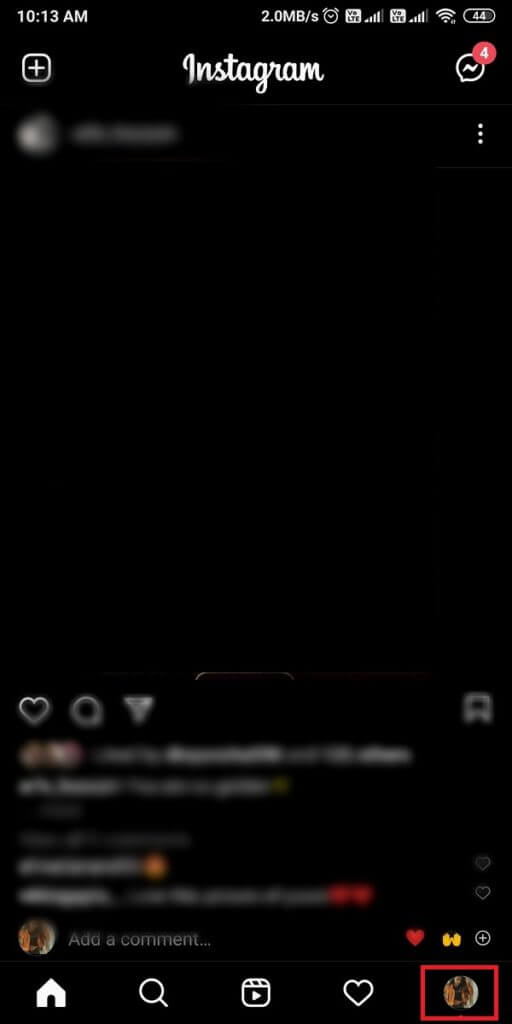 Tap-on-your-profile-icon-from-the-bottom-right-of-the-screen.-512x1024-1 كيفية إخفاء قصة Instagram عن الجميع باستثناء شخص واحد