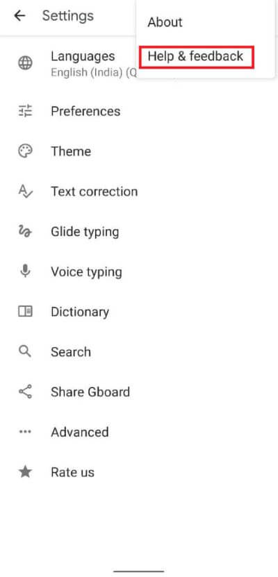 Tap-on-‘Help-and-feedback-to-proceed.-493x1024-1 كيفية تجاوز التحقق من حساب Google على هاتف Android