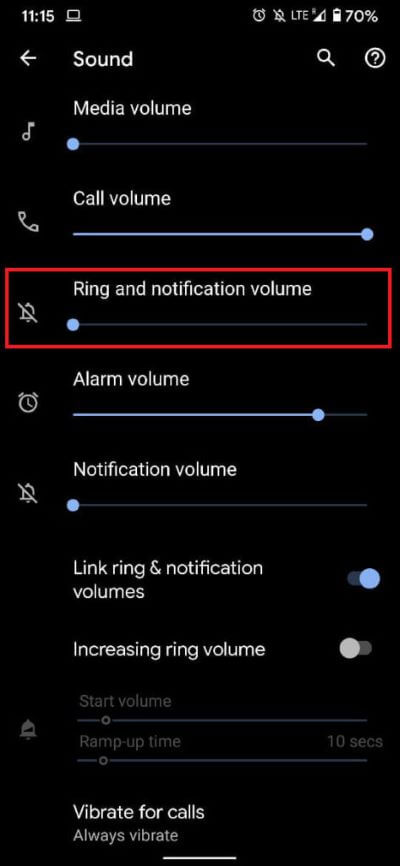 Tap-the-slider-titled-‘Ring-and-notification-volume-and-slide-it-to-its-maximum-value.-473x1024-1 كيفية إصلاح مشكلة عدم رنين هاتف Android